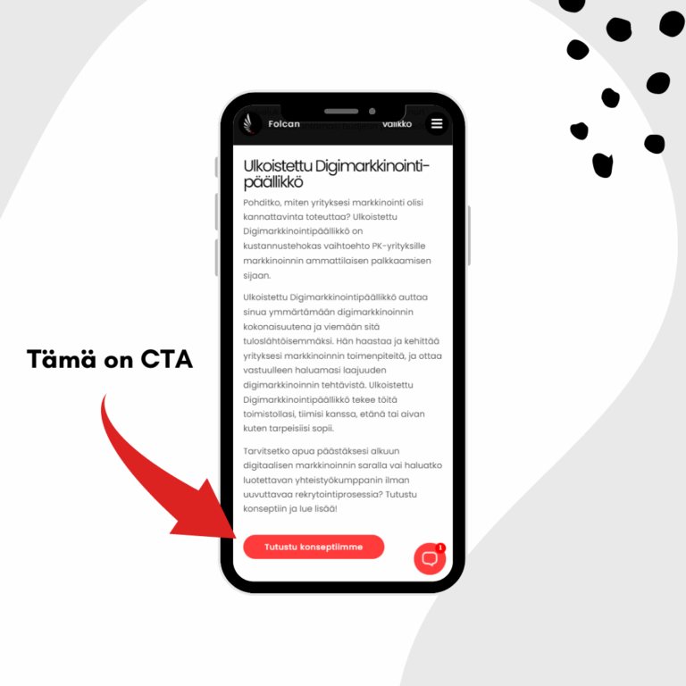 Call to Action esimerkki